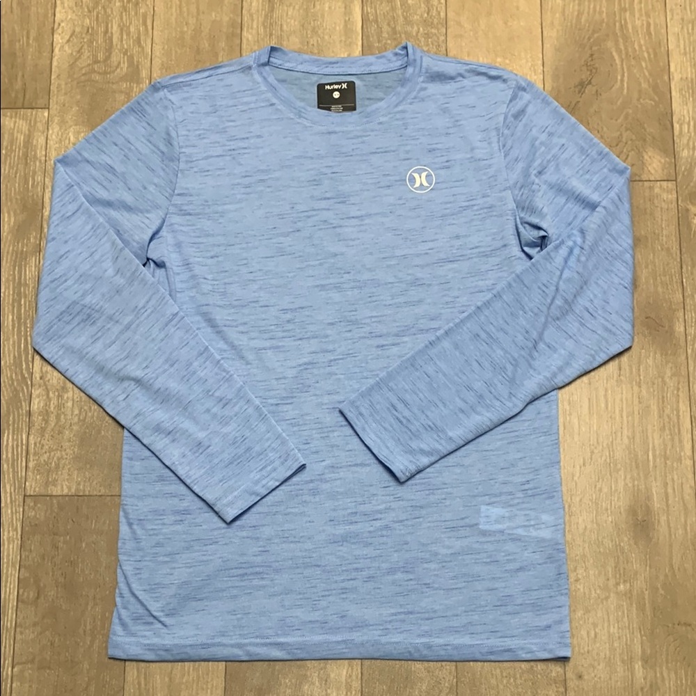 Boys Hurley Crewneck Active Performance‎ Long Sleeve Shirt